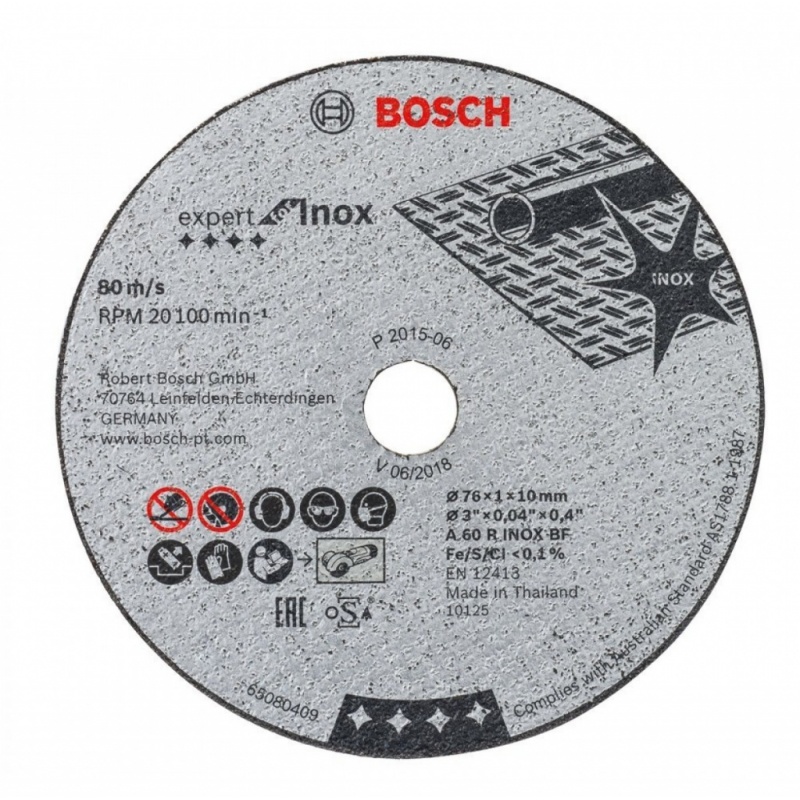 Řezací kotouč Bosch Expert for Inox rovný, pr. 76 mm 5 ks