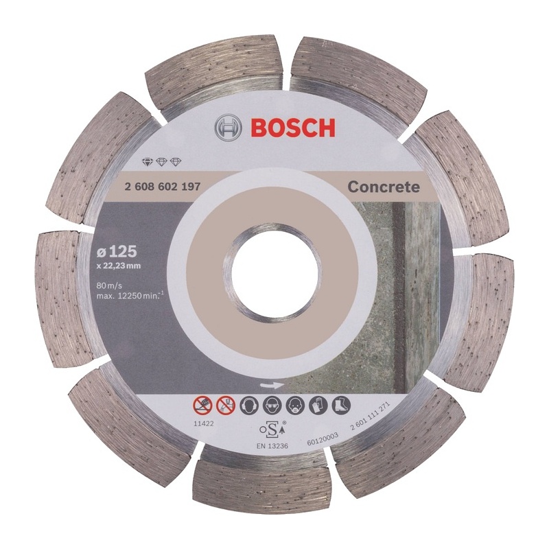 Diamantový kotouč Bosch Standard for Concrete 125-22,23 (PWS750-125,GWS11-125,GWS14-125,GWS8-125,GWS15-125)