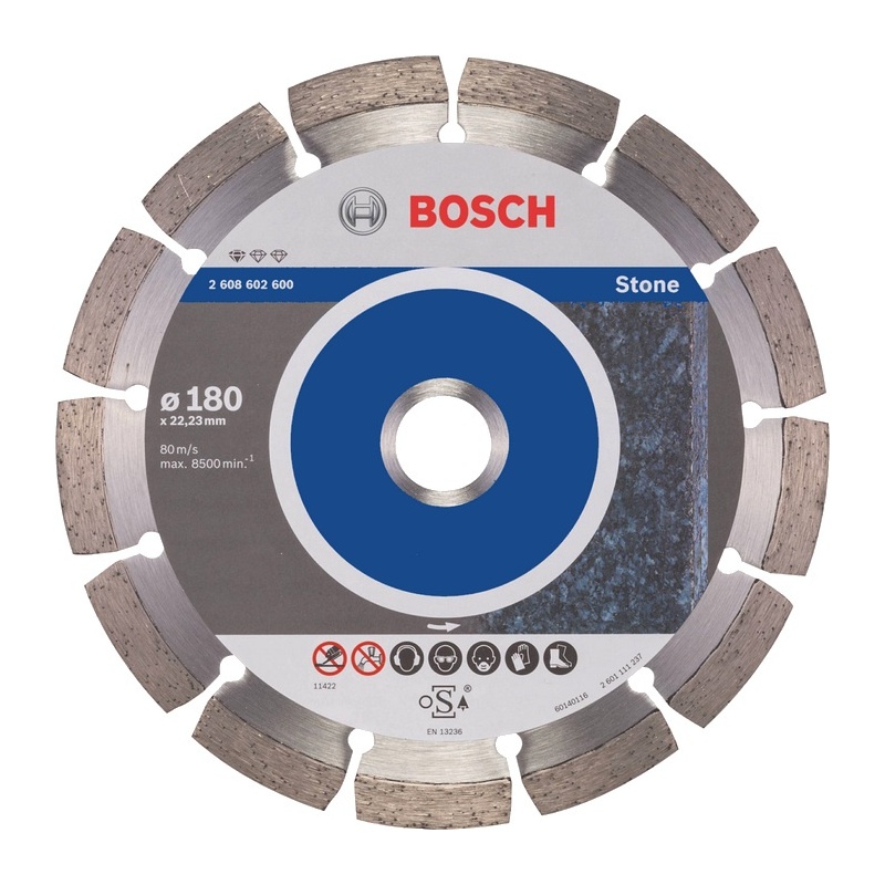 Diamantový kotouč Bosch Standard for Stone 180-22,23  (GWS22-180,GWS24-180JVB)
