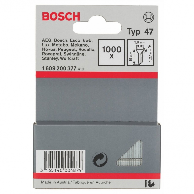 hřeby Bosch typ 47 19mm (PTK 19)