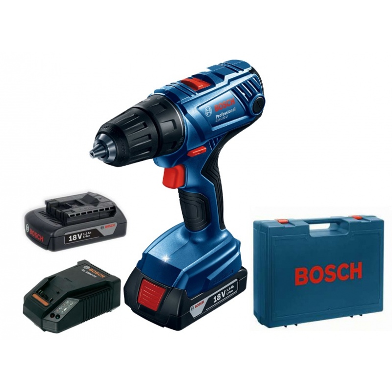 Bosch GSR 180-LI Professional (2xAku 1,5 Ah Kufr) Aku šroubovák  06019F8100