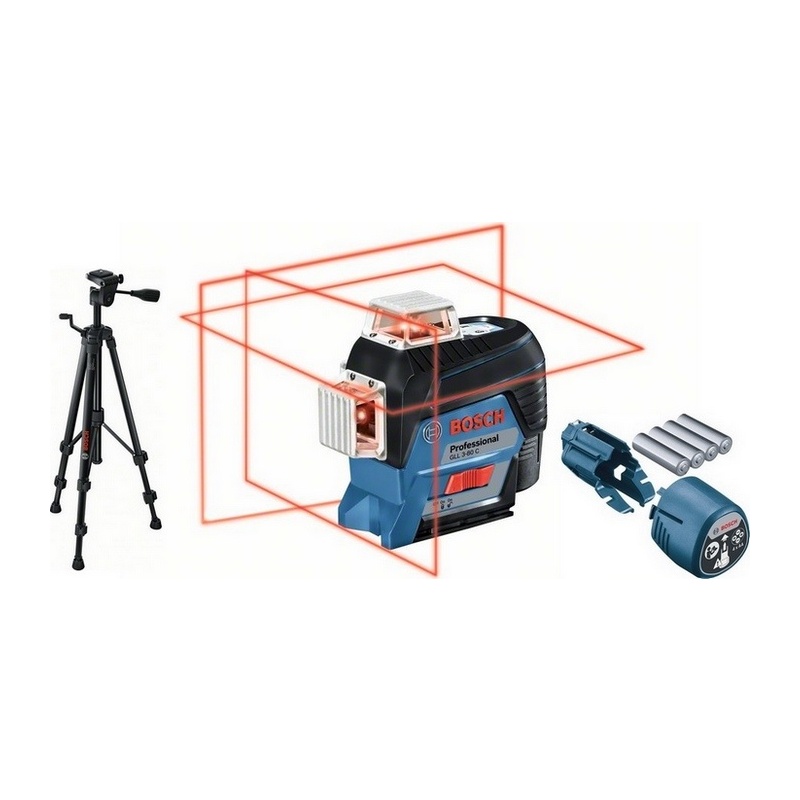 Bosch GLL 3-80 C Professional (+ stativ BT 150) Čárový laser - 0601063R01