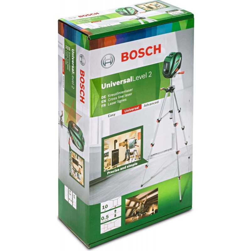 Bosch UniversalLevel 2 Set (+Stativ) Laser čárový křížový - 0603663803
