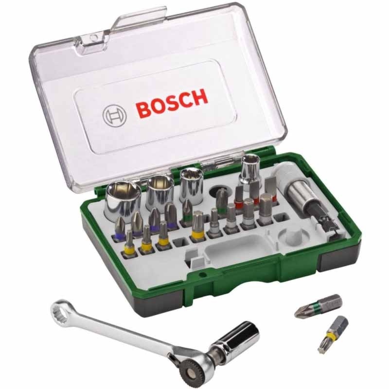 Bosch 27 dílný set s ráčnou PML - 2607017160