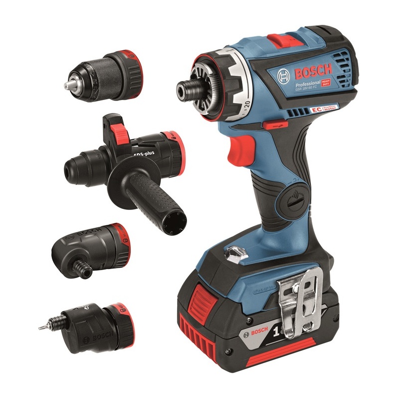 Bosch GSR 18V-60 FC Set Professional (2x Aku 5,0Ah, L-Boxx) Aku šroubovák 06019G7100