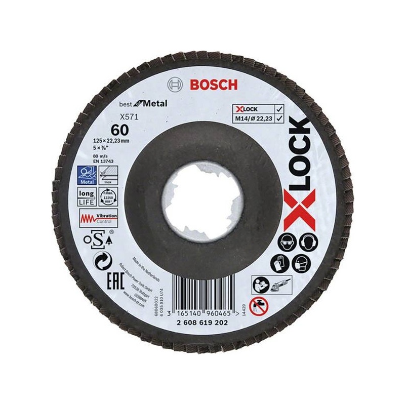 Bosch lamelový kotouč 125mm hr.60 X-LOCK