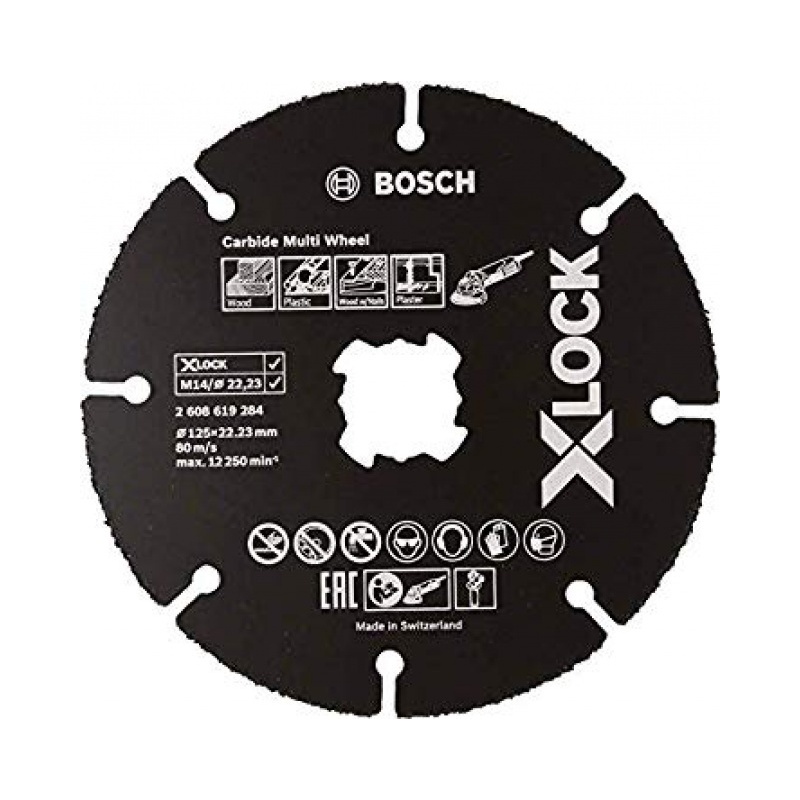 Bosch X-LOCK řezný kotouč Carbide Multi Wheel 125mm - 2608619284