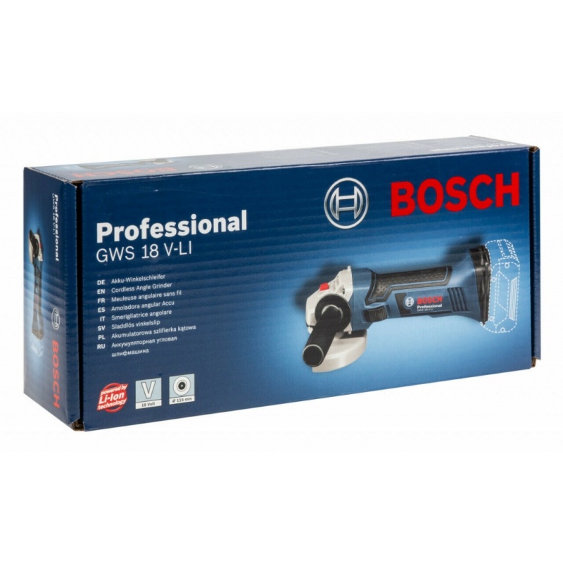 Bosch GWS 18V-LI Professional (Holé nářadí) Aku bruska - 060193A300