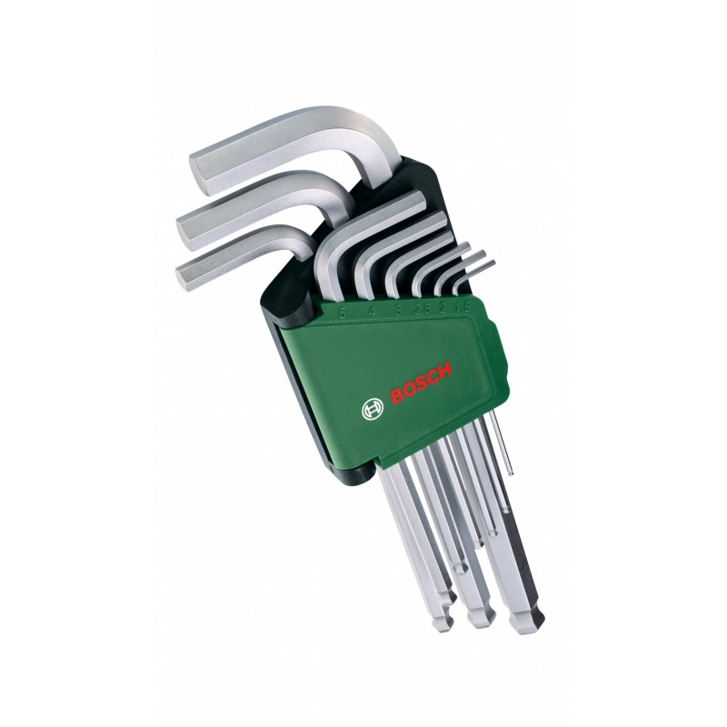 Sada šestihranných klíčů Bosch 9 kusů - 1600A02BX9